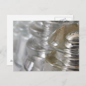 Heldere glasisolatoren briefkaart (Voorkant / Achterkant)