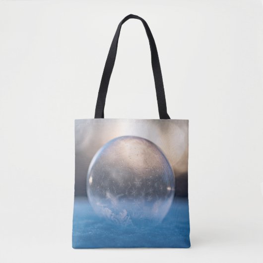 Heldere glazen bol tote bag (Voorkant)