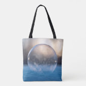 Heldere glazen bol tote bag (Achterkant)