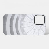 Heldere glazen dak iPhone hoesje (Achterkant horizontaal)