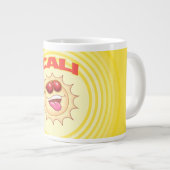 Heldere glimlachende Cali Sun Grote Koffiekop (Voorkant rechts)