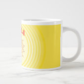 Heldere glimlachende Cali Sun Grote Koffiekop (Rechts)