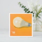 Heldere gloeilamp kaart (Staand voorkant)