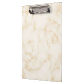 Heldere gouden witte marmer klembord (Links)