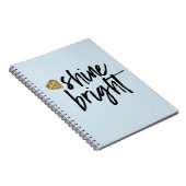 Heldere grafische vormgeving met Gold Diamond Notitieboek (Rechterzijde)