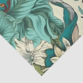 Heldere grillige bloemige Vintage geïnspireerd Tissuepapier (Detail)