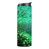 Heldere Groene Glitter Thermische Tumbler 12oz Thermosbeker (Gedraaid links)