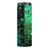 Heldere Groene Glitter Thermische Tumbler 12oz Thermosbeker (Achterkant)
