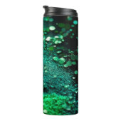 Heldere Groene Glitter Thermische Tumbler 12oz Thermosbeker (Geroteerd rechts)
