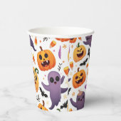 Heldere Halloween Paper Cups – Feestelijke Party C Papieren Bekers (Rechts)