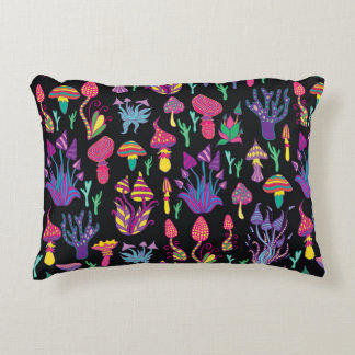 Heldere, hallucinogene, decoratieve, fantastische  accent kussen