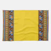 Heldere handdoeken voor de keuken van olifanten (Horizontaal)