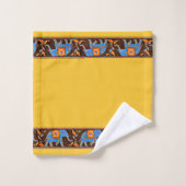 Heldere handdoekjes voor olifanten bad handdoek (Wasdoekje)