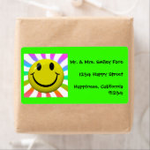 Heldere Happy Face Labels (Insitu)