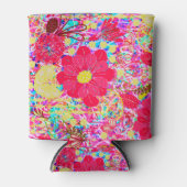 Heldere heldere bloemen blikjeskoeler (Voorkant)