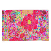 Heldere heldere bloemen kussensloop (Voorkant-Rechts)