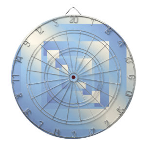 heldere hemel kleuren dartbord