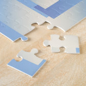 heldere hemel kleuren legpuzzel (Zijkant)