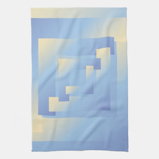 heldere hemel kleuren theedoek (Verticaal)