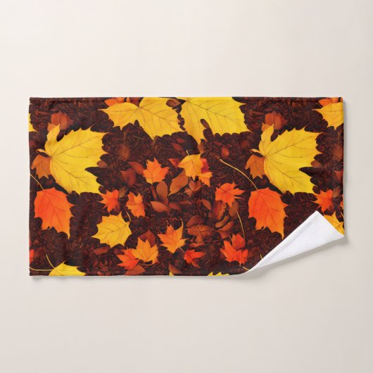 Heldere herfst bladeren badhanddoek set bad handdoek (Handdoek)