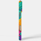Heldere Herfst Bladeren Patroon op Warm Geel Case-Mate iPhone Case (Achterkant / Rechts)