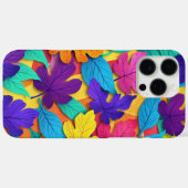 Heldere Herfst Bladeren Patroon op Warm Geel Case-Mate iPhone Case (Achterkant (horizontaal))