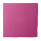 Heldere Herfst Fuchsia Solid Color Print Tegeltje (Voorkant)