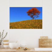 Heldere herfstdagprint poster (Keuken)