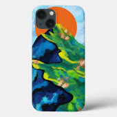 Heldere horizon Case-Mate iPhone case (Achterkant)