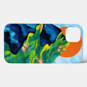 Heldere horizon Case-Mate iPhone case (Achterkant (horizontaal))