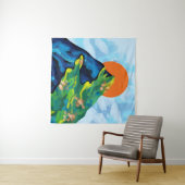 Heldere horizon wandkleed (In Situ (horizontaal))