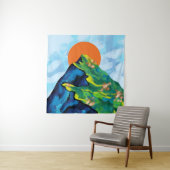 Heldere horizon wandkleed (In situ)