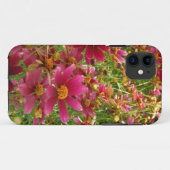 Heldere Hot Pink en gele Daisy bloemen Case-Mate iPhone Case (Achterkant (horizontaal))