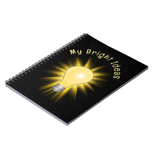 Heldere ideale lamp notitieboek (Linkerzijde)