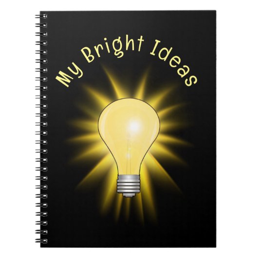 Heldere ideale lamp notitieboek (Voorkant)