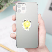 Heldere ideale lamp sticker (Telefoon)