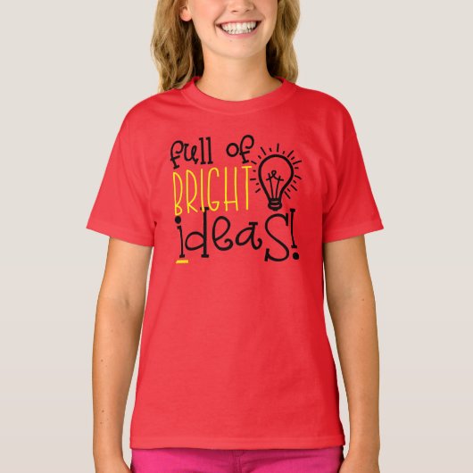 Heldere idealen - Ringer T-Shirt van meisje (Voorkant)