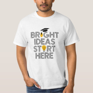 Heldere ideeën beginnen hier t-shirt