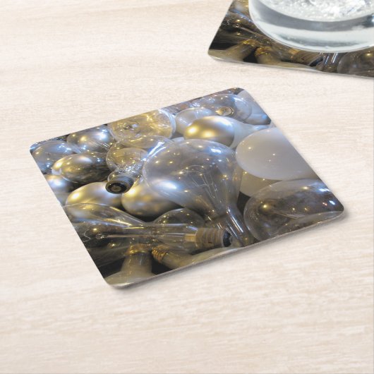 Heldere ideeën - Lichte lampen - Onderzetter (Schuin)