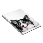Heldere ideeën met een brutale corgi notitieboek (Rechterzijde)
