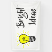 Heldere ideeën spandoek (Verticaal)