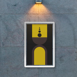 Heldere ingangsstijl poster