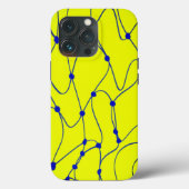 heldere kalk groene abstracte vetgedrukte lijnkuns Case-Mate iPhone case (Achterkant)