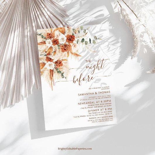 Heldere kalligrafie repetitie diner avond voor kaart