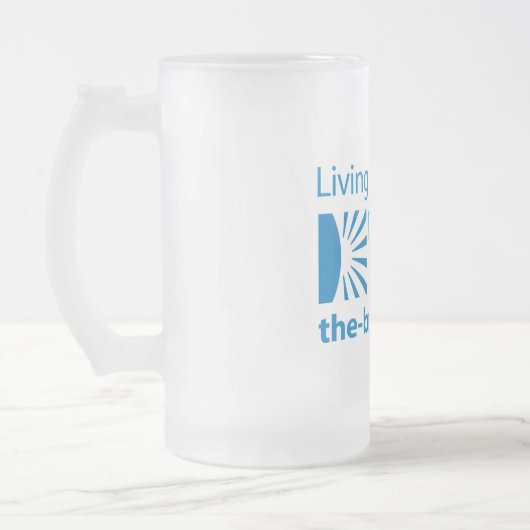 Heldere kant matglas bierpul (Links)