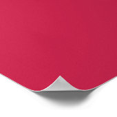 Heldere kastanjebruin (effen kleur) poster (Hoek)