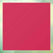 Heldere kastanjebruin (effen kleur) raamsticker (Vel 3)