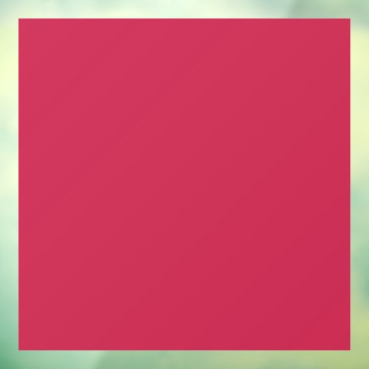 Heldere kastanjebruin (effen kleur) raamsticker (Vel 3)