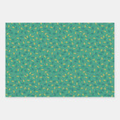 Heldere Kerst Groene Bundel: Kleur Bosgroen Inpakpapier Vel (Voorkant 2)