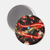 Heldere kerstboom afsnijdsels magneet (Voorkant / Achterkant)